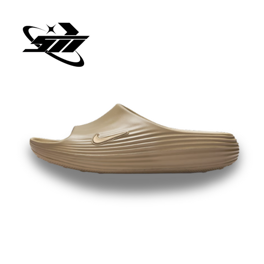 Nike ReactX Revuven8 Slides "Khaki"