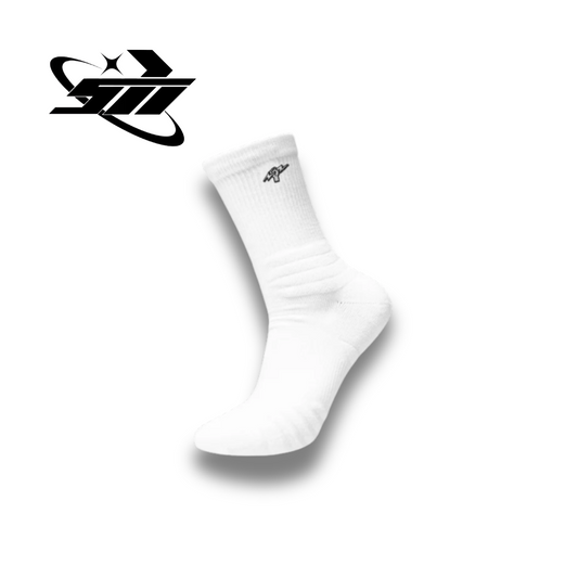 Titan Crew Socks White